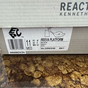 Kenneth Cole Black Reeva Platform Shoes